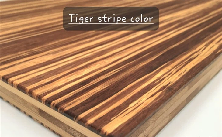 호랑이 색상을위한 40mm 두께 대나무 짠 패널